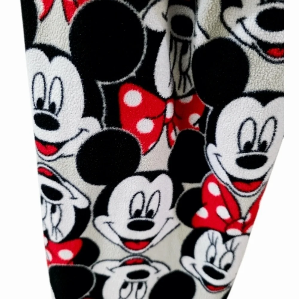Disney Mickey & Minnie Pajama Set Women’s Small Red Black Lounge Sleepwear, EUC - Picture 6 of 9